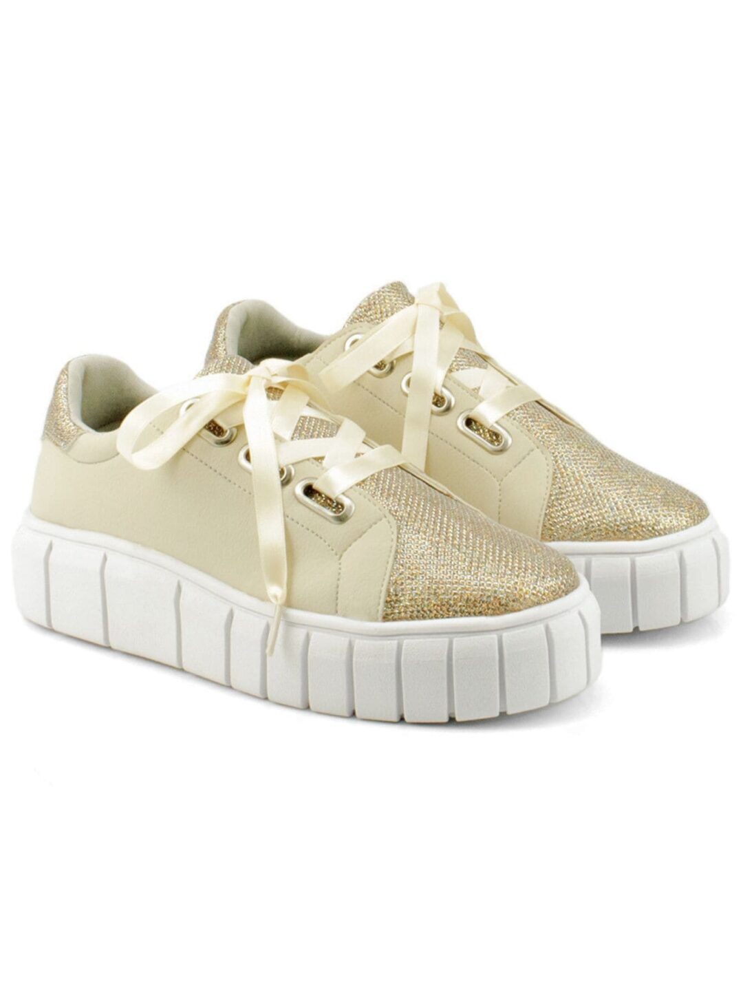 Tênis Feminino Glow Marfim