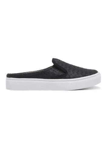 Mule Feminino Plataforma Casual Preto