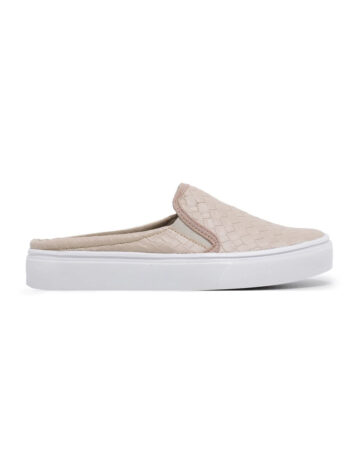 Mule Feminino Plataforma Casual Nude