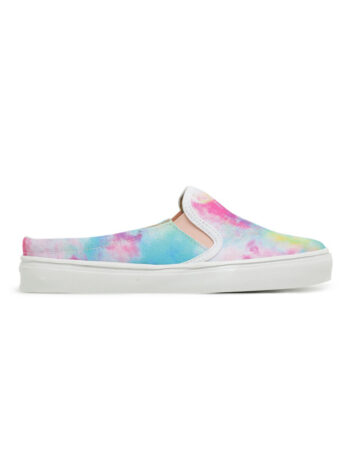 Mule Feminino Plataforma Casual Tie Dye