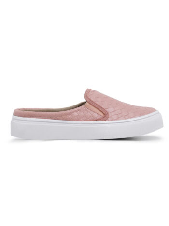 Mule Feminino Plataforma Casual Rosa